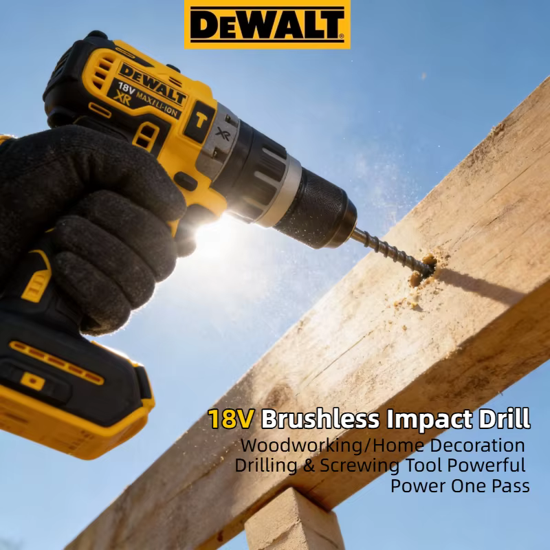 Perceuse à percussion compacte sans fil DEWALT DCD796 20V : puissante visseuse