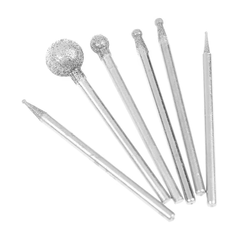 Outil de sculpture de précision pour meuleuse avec bavure ronde en diamant de 0