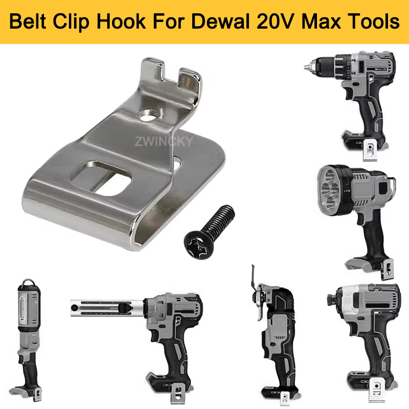 Clip de ceinture pour perceuse-visseuse Dewalt 20V N268241 N169778 DCD980 N086039 DCD985 – Accessoire pour outil électrique