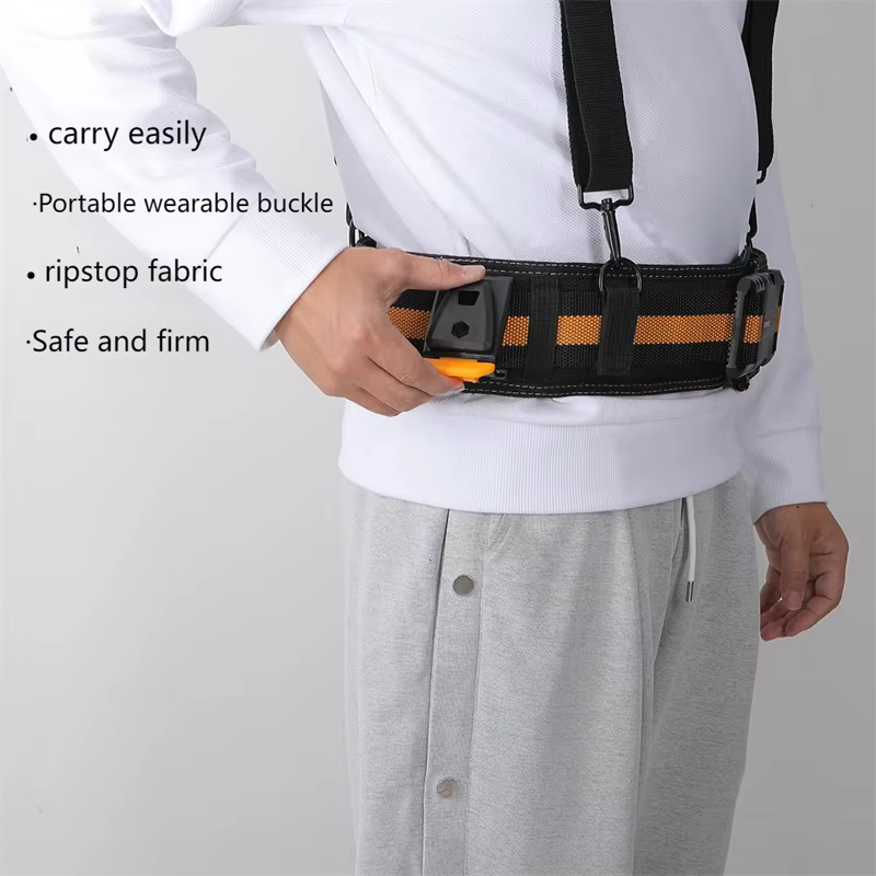 Ceinture de travail TOOLSTACK 1200D Oxford résistante à l'usure avec boucle réglable pour électriciens