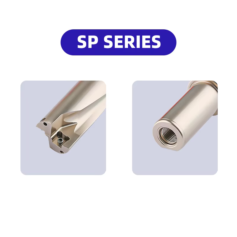 Foret U SP pour inserts SPMG 2D 3D 4D 5D