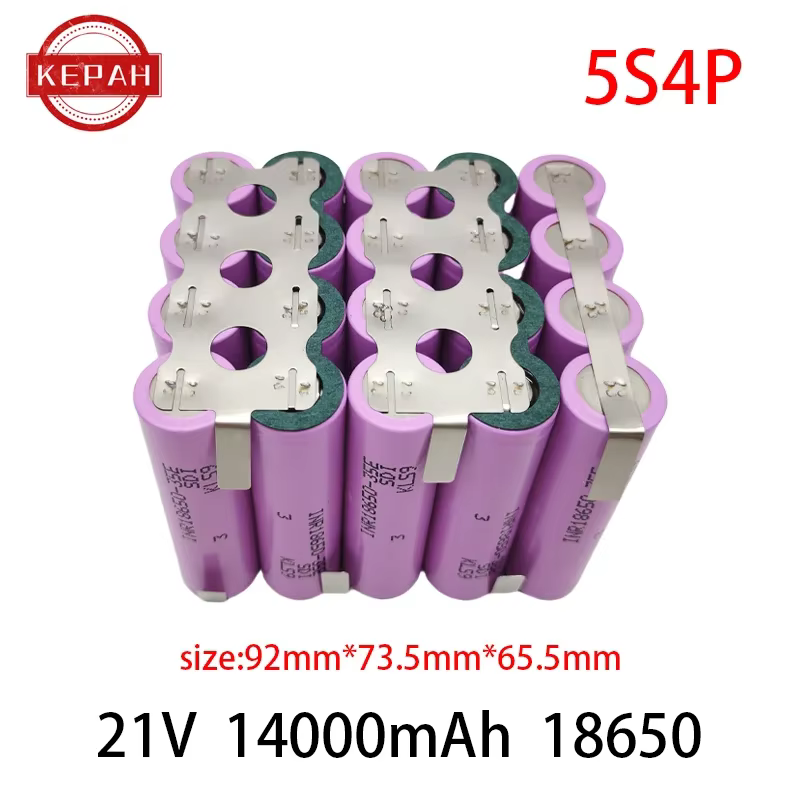 Batterie personnalisée 5S2P 5S3P 5S4P 6S2P 8.4V 3.7V 10.8V 16.8V 18V 25.2V 18650 35E