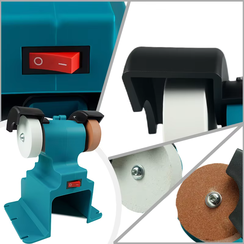Meuleuse électrique sans fil Electric Goddess 200W pour batterie Makita 18V Pierre à polir et à affûter double pour couteaux