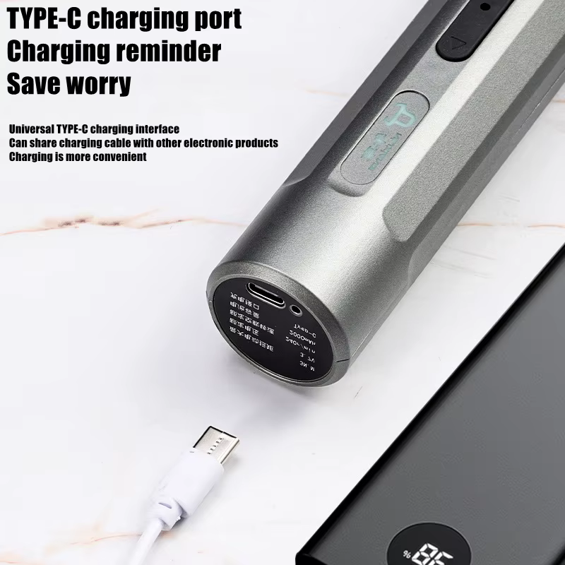 Tournevis électrique Portable sans fil avec 2 Mini perceuse