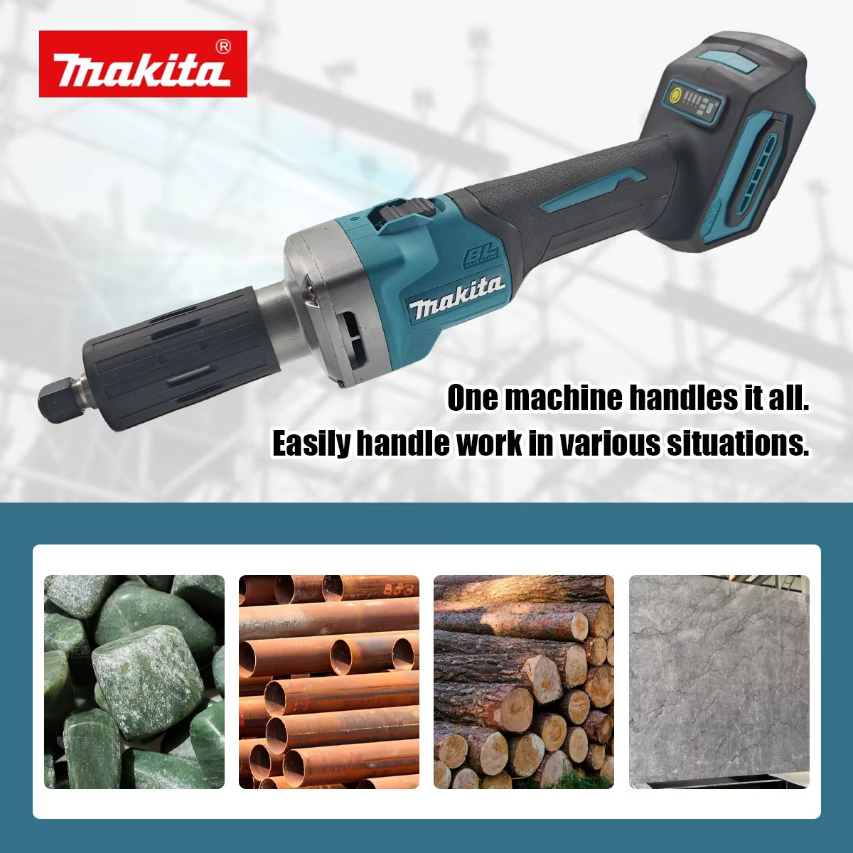 Meuleuse sans fil Makita à moteur sans balais