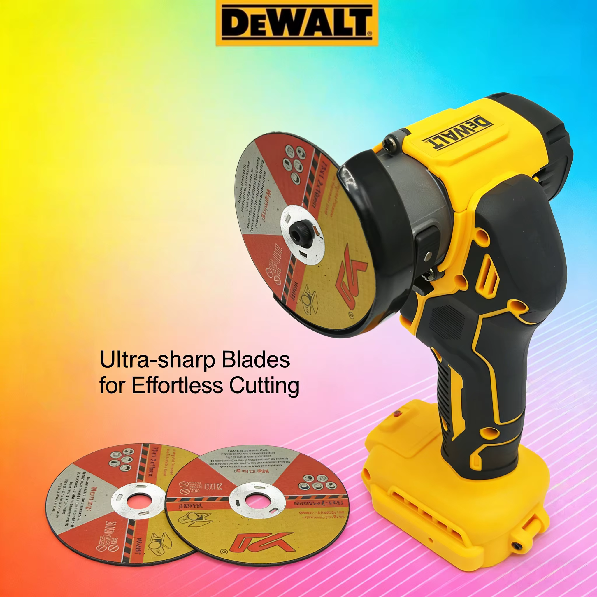 Mini-meuleuse d'angle DEWALT A2UD 20V (3 pouces/76 mm) : Machine de meulage sans fil 20000 tr/min pour découpe et polissage de précision (outil nu)
