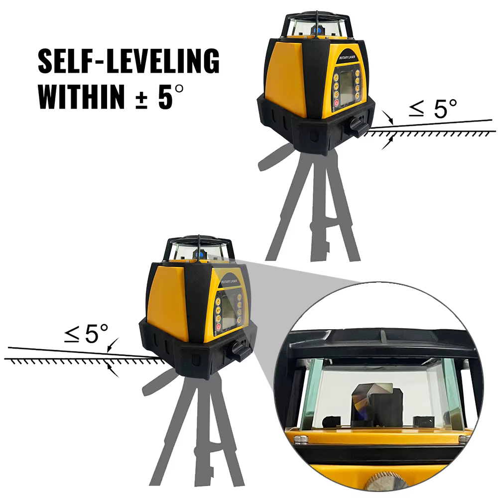 Niveau laser rotatif à auto-nivellement haute précision