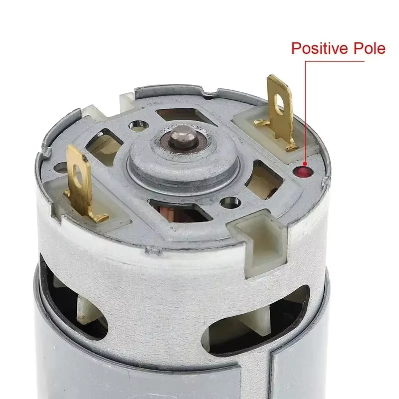 Moteur 21V à balais 14 dents adapté aux accessoires d'outils électriques pour mini-tronçonneuses sans fil de 4/6 pouces