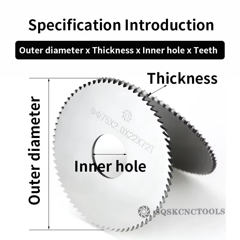Lame de fraisage en acier au tungstène