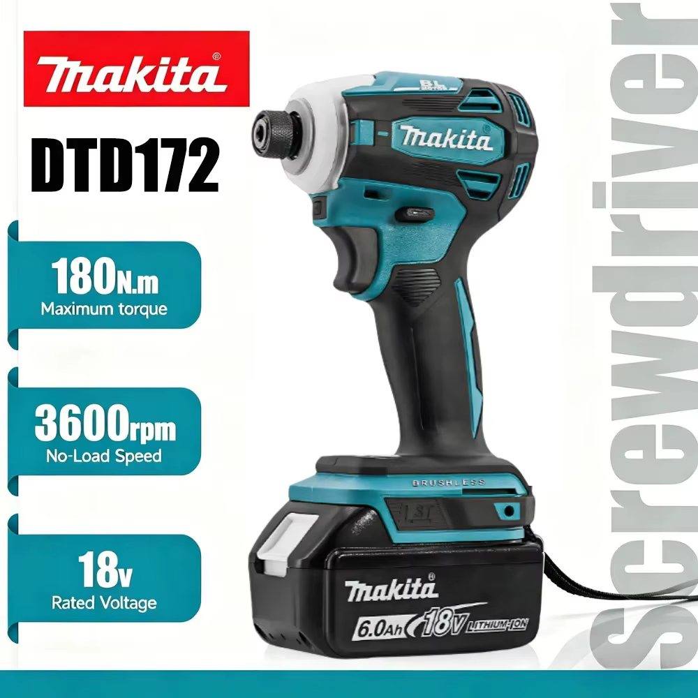 Perceuse-visseuse électrique sans fil Makita DTD172 2026