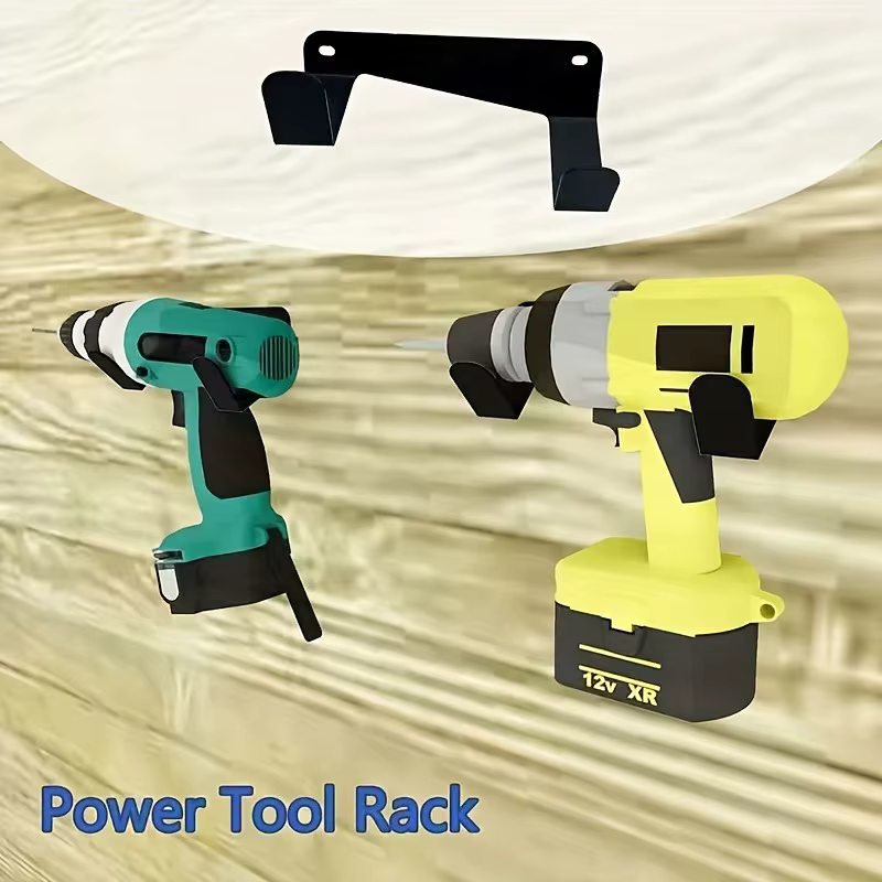 Support métallique pour outils électriques mural