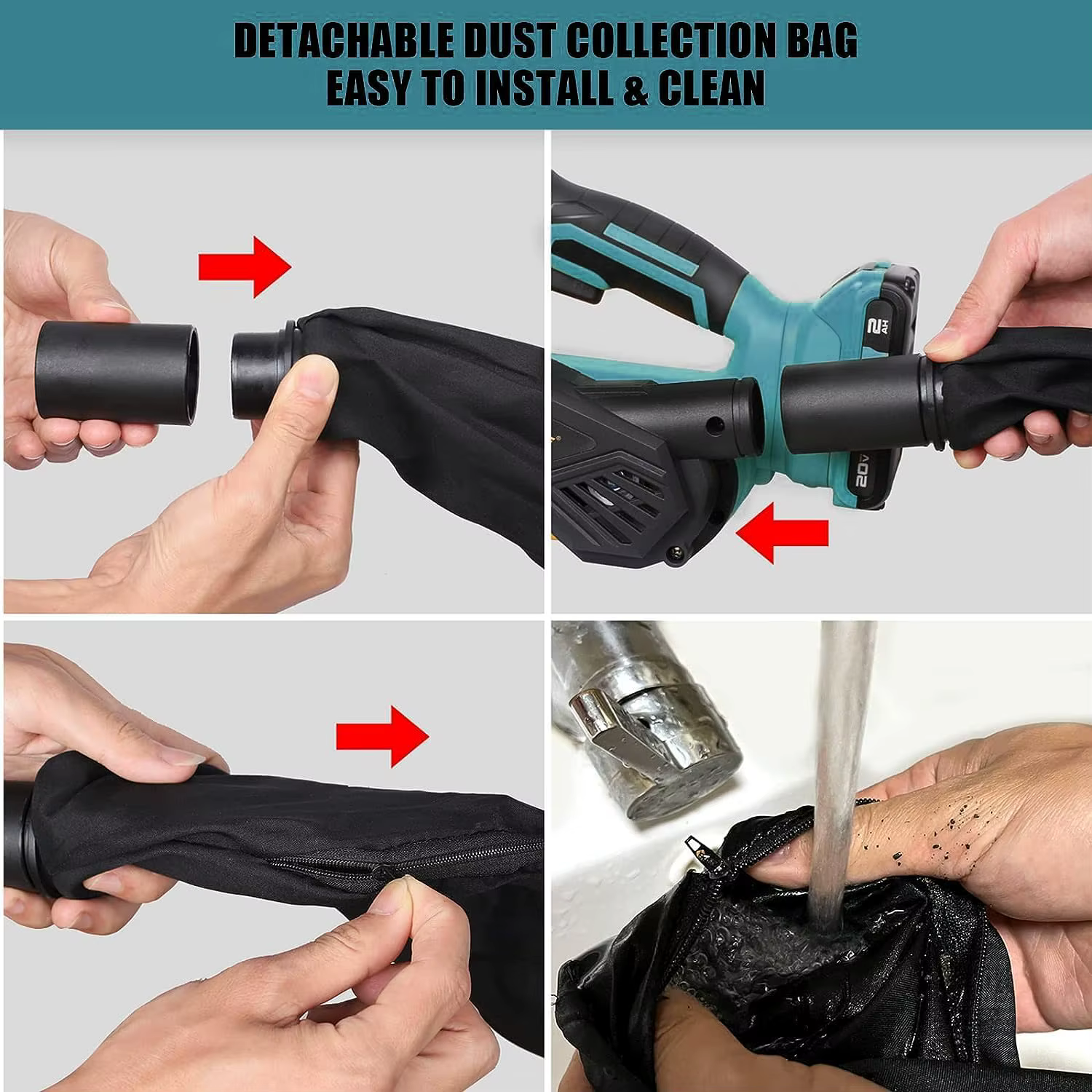 Ponceuse à bande sans fil pour batterie Makita 18V BL1830 BL1840