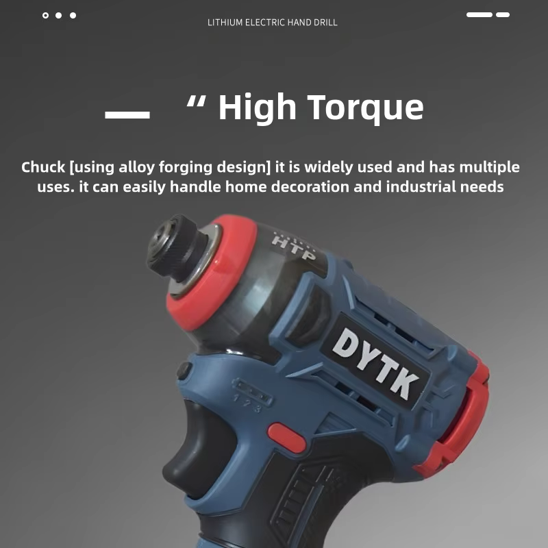 DYTK 18V électrique sans fil ScrDYTK ewdriver moteur sans brosse perceuse rechargeable clé à chocs