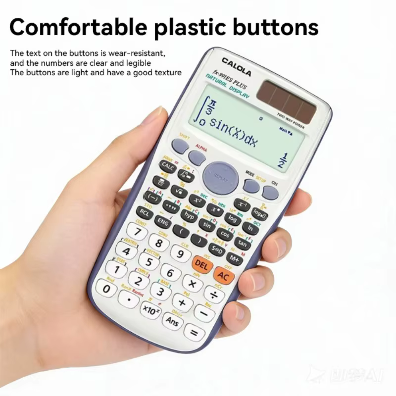 Calculatrice multifonctionnelle très vendue avec 417 fonctions pour résoudre des équations complexes lors des examens universitaires et scolaires
