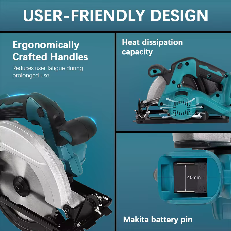 Makita – scie circulaire électrique sans balais de 5/7 pouces