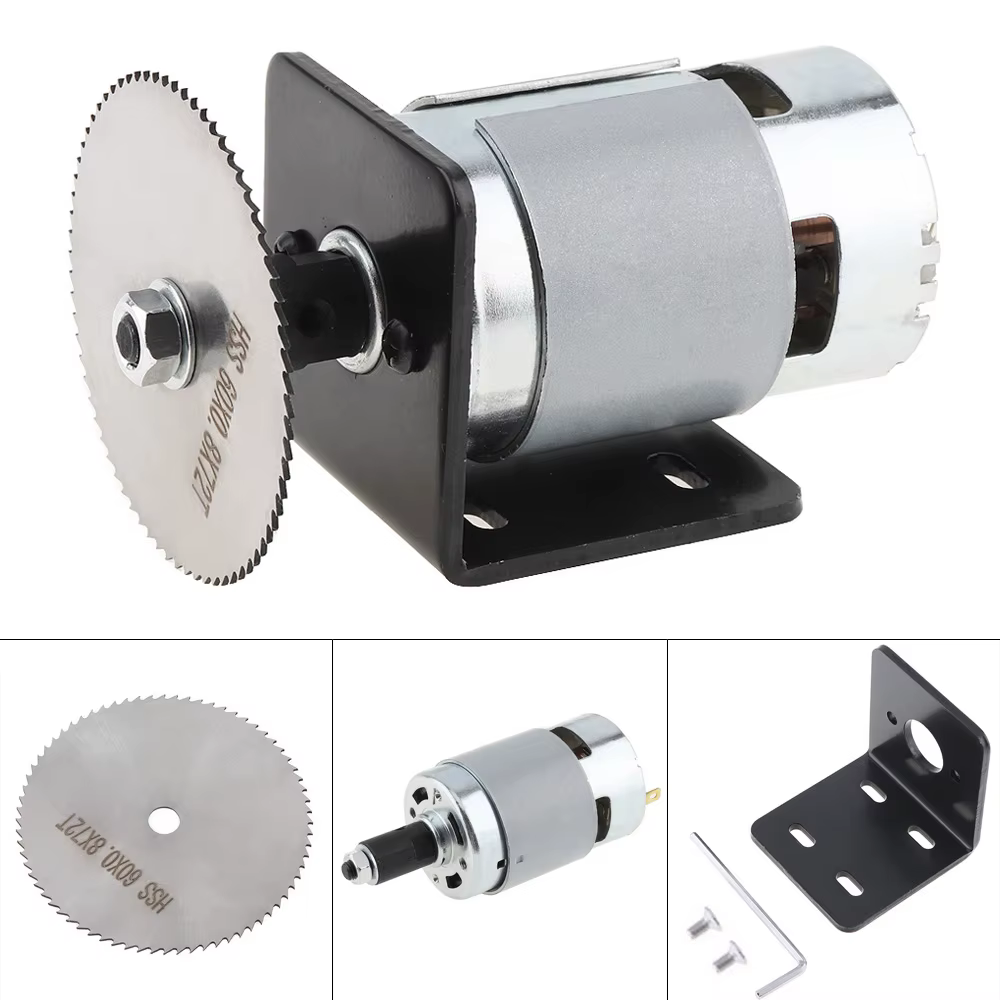 Kit de scie de Table moteur 12-24V 775