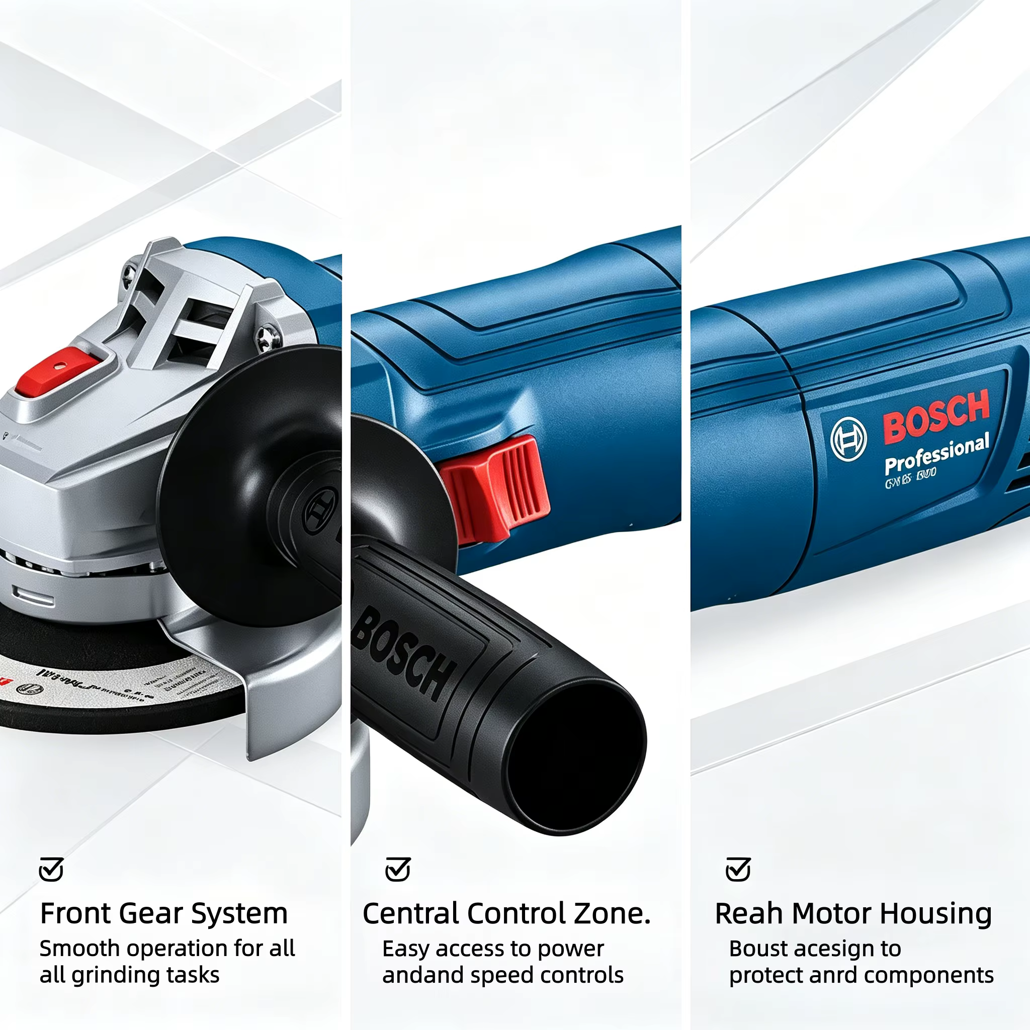 ‌ Meuleuse d'angle BOSCH GWS 800 | 800W 12000RPM | Disque de 100 mm | Pour la découpe et le meulage du métal/du pierre