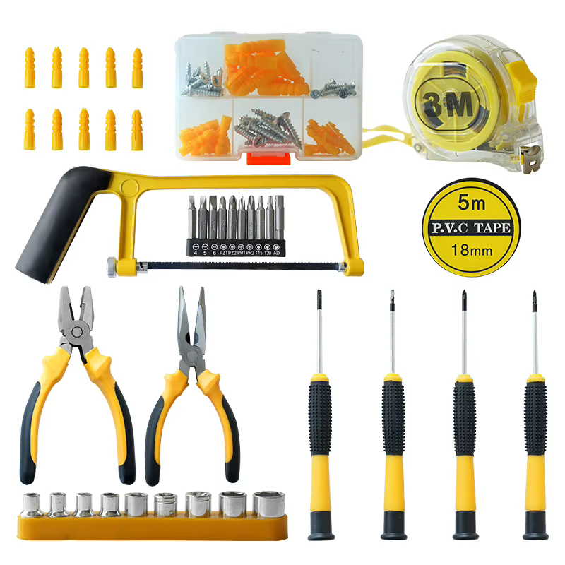 Kit d'outils multifonctionnels portables pour le bricolage et la rénovation domestique