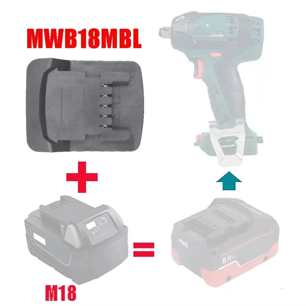 Convertisseur adaptateur de batterie pour Milwaukee