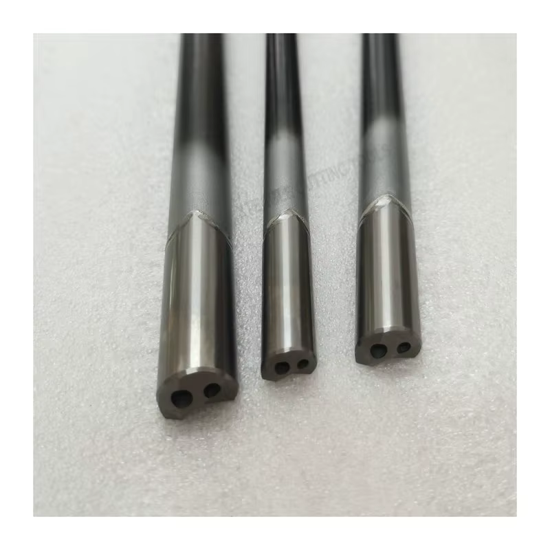 Dia. Foret à poinçonner en carbure monobloc à une dent, longueur totale 200-490 mm, diamètre 5-5,6 mm, pour perçage de trous profonds, personnalisable