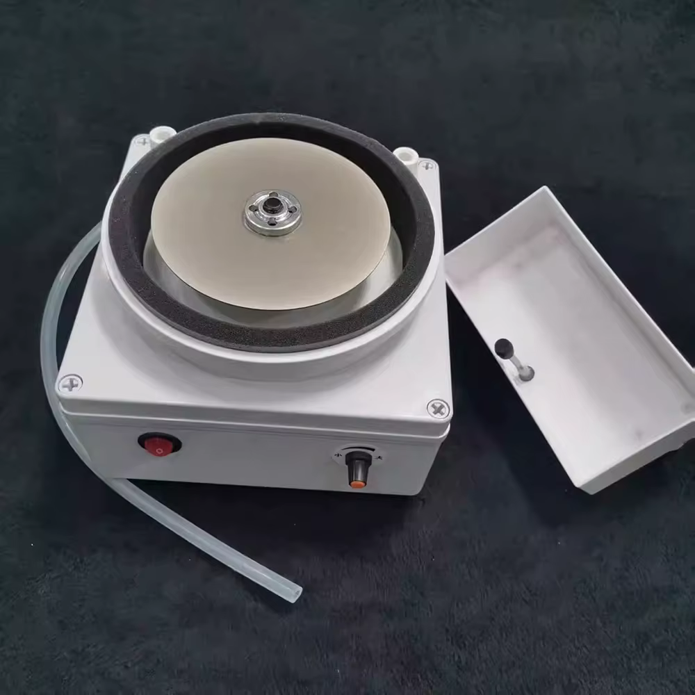 Rectifieuse électrique polyvalente – Meuleuse d'eau de bureau portable à vitesse réglable pour le polissage