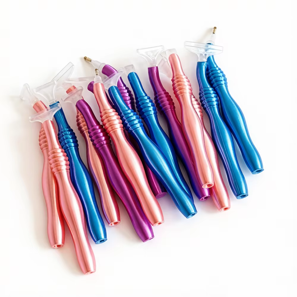 Kit d'outils de peinture diamant DIY avec stylos de pose 3D, plateau de cire, ensemble de pinces et accessoires pour la création de points de croix