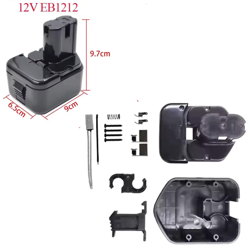 Boîtier plastique de batterie NI-laissée NI-CD pour uration 7.2V EB712S 9.6V EB9S 12V EB1212S 14.4V EB1414S Perceuse pour outil électrique EB1230HL