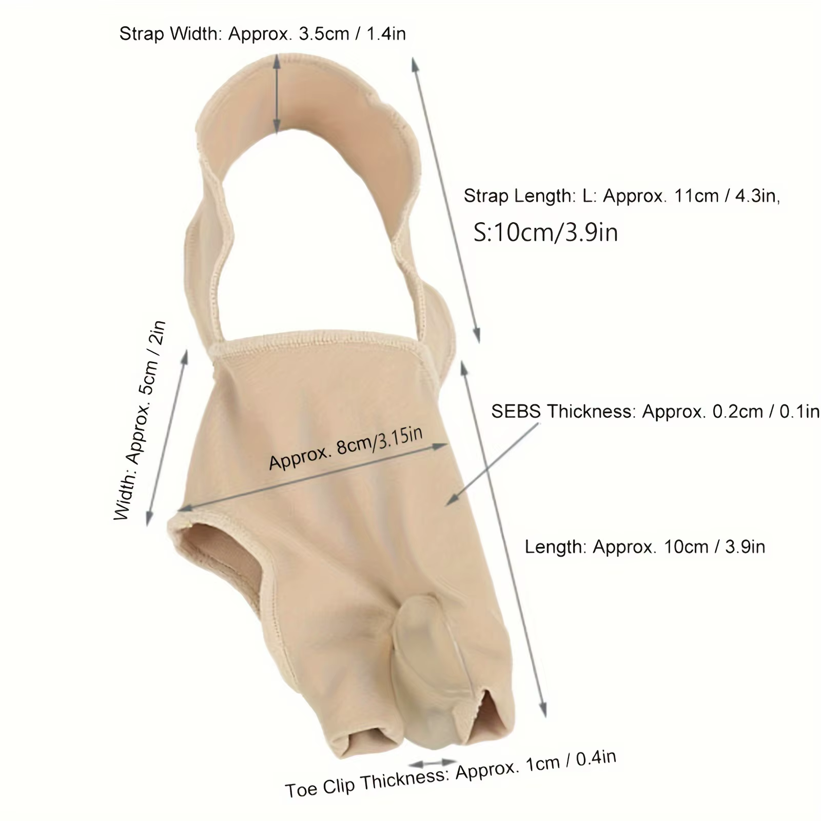 1 paire d'outils de soins des pieds, gros cadre stabilisateur, séparateurs, maille pour protecteurs, correcteur, organisateur d'orteils en marteau, entretoises