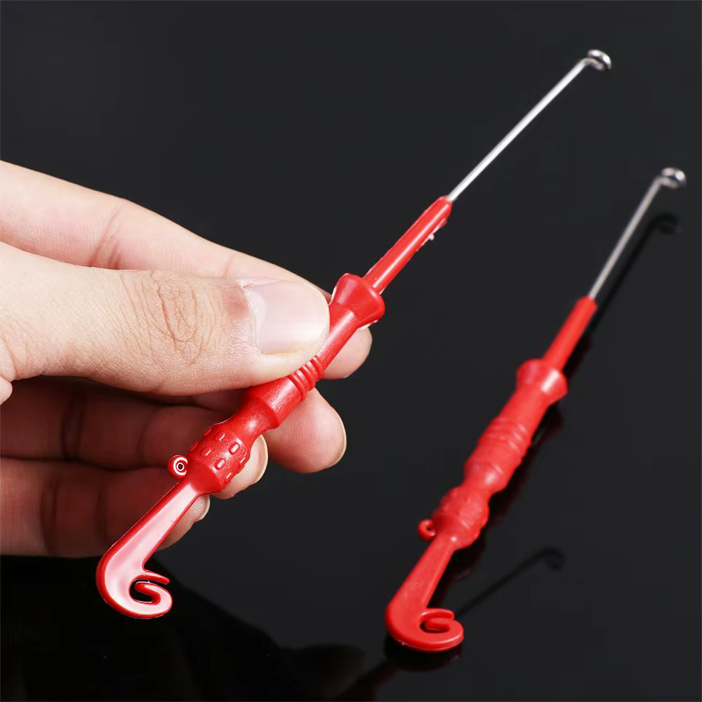 Outil de démêlage de boucles, outil de pêche, détacheur d'hameçons, outils de nouage, outil de nouage de nœuds, extracteur d'hameçons