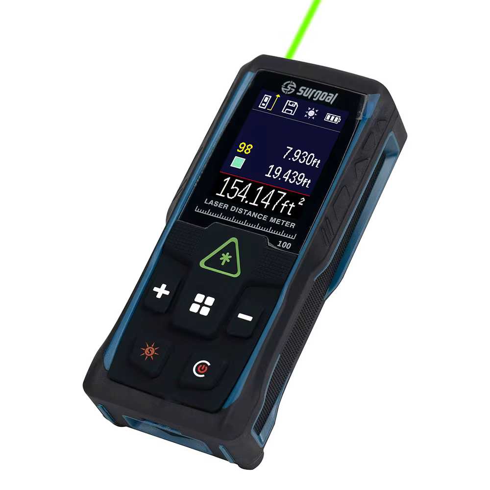 Télémètre Laser vert à écran couleur 100m