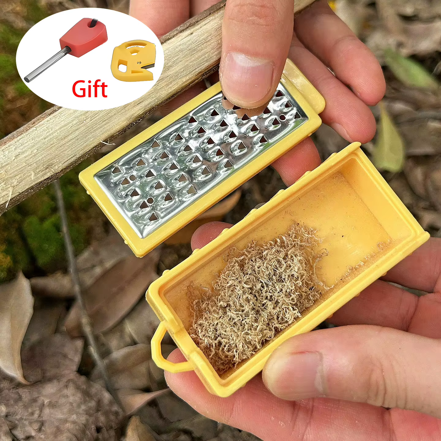 NOUVEAU Kit de Survie en Plein Air pour Camping : Allume-feu, Appareil à Allumer le Feu, et Outil EDC avec Pal Tinder Maker
