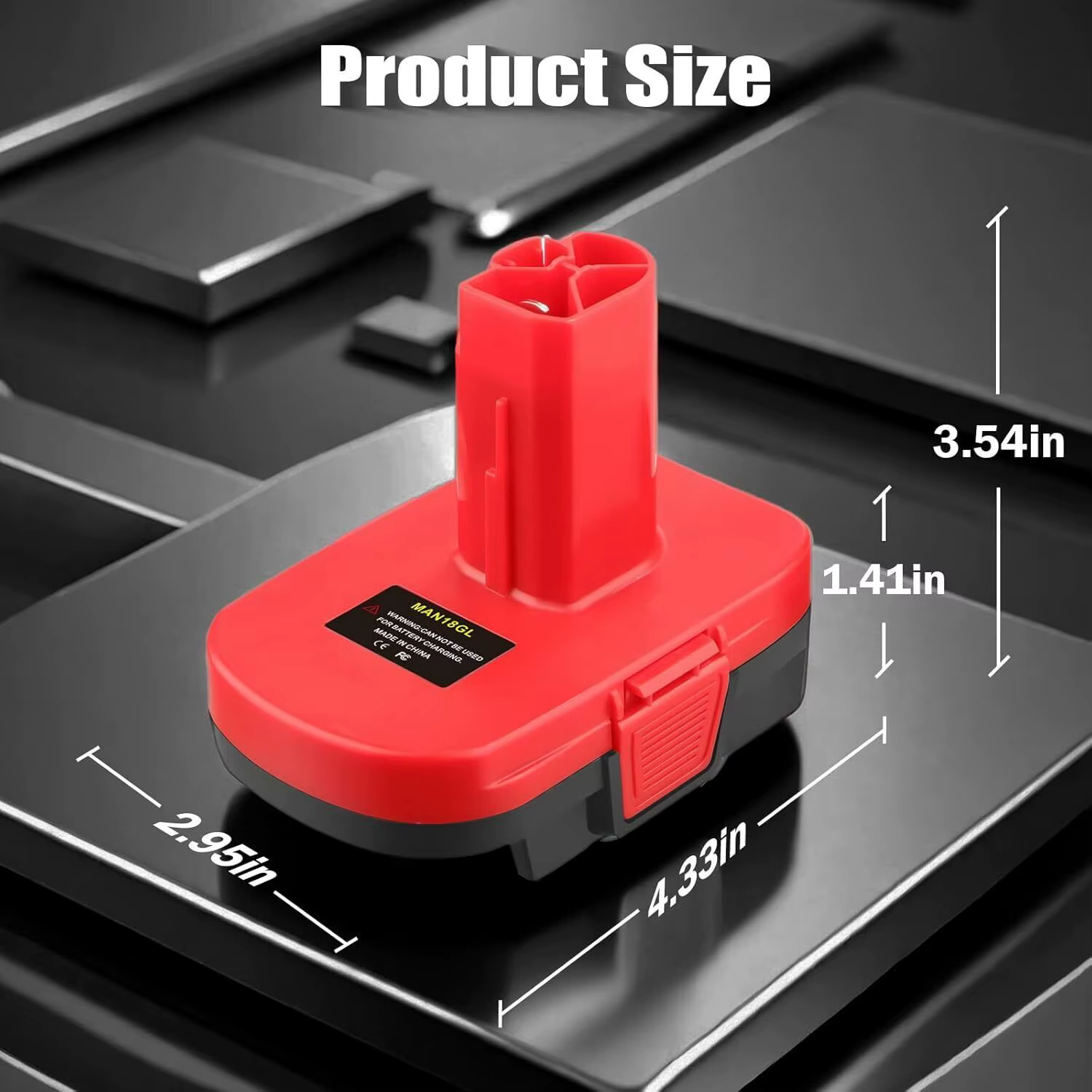 Adaptateur de batterie de perceuse pour artisan