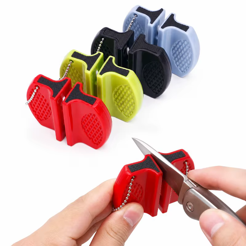 Aiguiseur de couteaux portable, rapide, manuel, multifonctionnel, outil de cuisine, efficace
